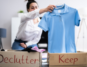 Wardrobe decluttering tips